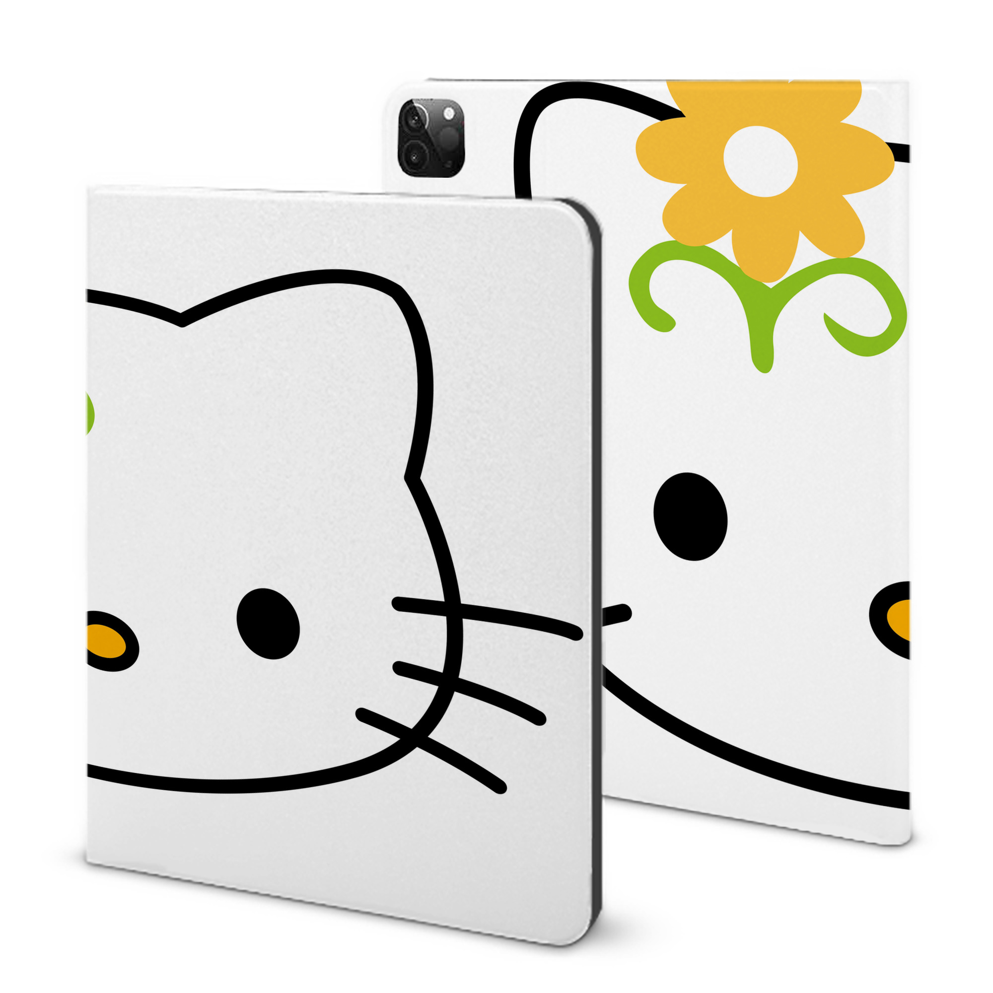 （画像用） Hello Kitty ハローキティ IPadケース ペンホルダー付き ブックスタイルデザイン